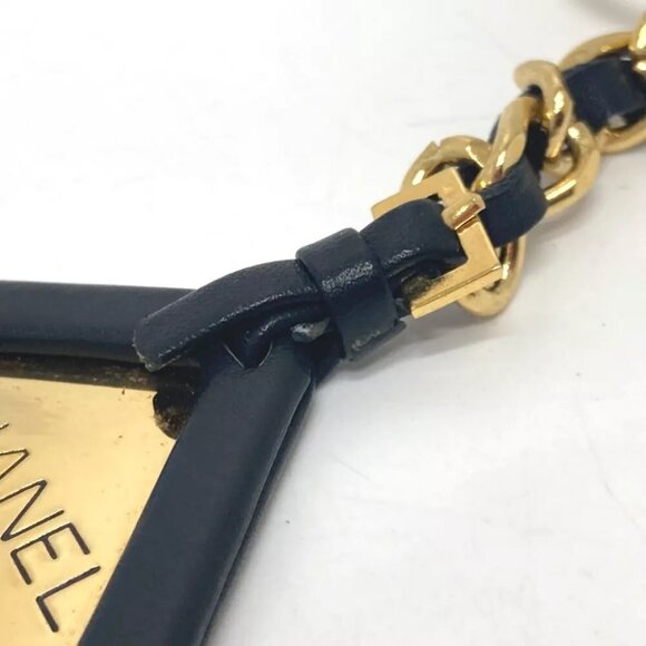 CHANEL 94P Triangular plate Charm key ring accessories, small items Key ring - Picture 11 of 12
